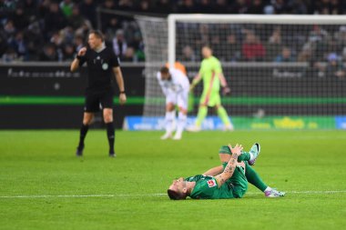 MOENCHENGLADBACH, GERMANY - 21 HAZİRAN, 2024: Bundesliga Borussia Moenchengladbach FC Augsburg 'a karşı Borussia Park' taki futbol maçı