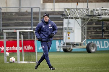 COLOGNE, ALMANY - 24 HAZİRAN, 2024: Timo Schultz, 1. FC Koeln, Geissbockheim 'da.