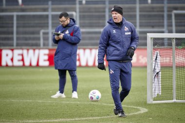 COLOGNE, ALMANY - 24 HAZİRAN, 2024: Timo Schultz, 1. FC Koeln, Geissbockheim 'da.