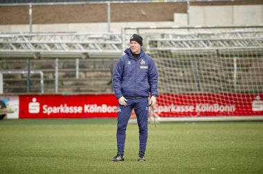 COLOGNE, ALMANY - 24 HAZİRAN, 2024: Timo Schultz, 1. FC Koeln, Geissbockheim 'da.