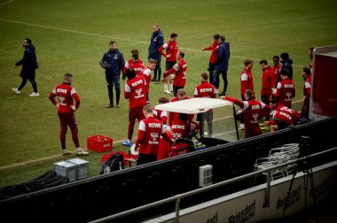 COLOGNE, Almanya - 24 HAZİRAN, 2024: 1. FC Koeln, Geissbockheim 'da.