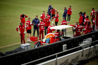COLOGNE, Almanya - 24 HAZİRAN, 2024: 1. FC Koeln, Geissbockheim 'da.