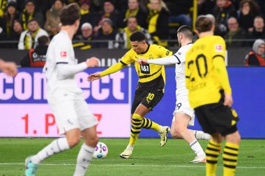 DORTMUND, GERMANY - 28 HAZİRAN 2024: Jadon Sancho, Bundesliga Borussia Dortmund Bochum 'a karşı Signal Iduna Park' ta oynanan futbol maçı
