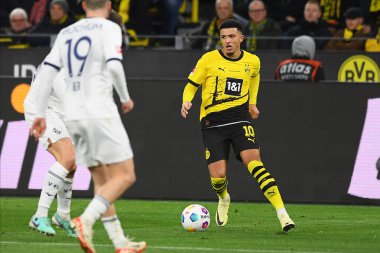 DORTMUND, GERMANY - 28 HAZİRAN 2024: Jadon Sancho, Bundesliga Borussia Dortmund Bochum 'a karşı Signal Iduna Park' ta oynanan futbol maçı
