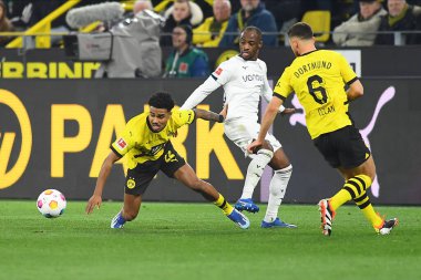 DORTMUND, GERMANY - 28 HAZİRAN 2024: Ian Maatsen, Salih Özcan, Bundesliga Borussia Dortmund Bochum 'a karşı Signal Iduna Park' taki futbol maçı
