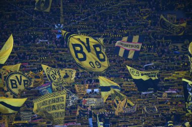 DORTMUND, GERMANY - 28 HAZİRAN, 2024: Signal Iduna Park 'ta Bundesliga Borussia Dortmund Bochum' a karşı futbol maçı