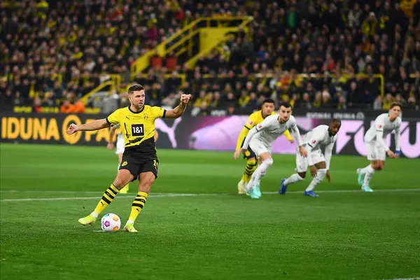 DORTMUND, GERMANY - 28 HAZİRAN 2024: Niclas Fuellkrug Bundesliga Borussia Dortmund Bochum 'a karşı Signal Iduna Park' ta oynanan futbol maçı