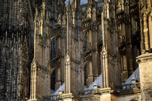 Colônia Alemanha Fevereiro 2024 Fachada Catedral Colónia — Fotografia de Stock