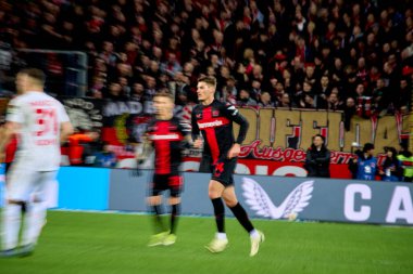 LEVERKUSEN, ALMANY - 23 Şubat 2024: Patrik Schick, The Bundesliga maçı FC Bayer 04 Leverkusen 1 'e karşı. Bayarena 'da FSV Mainz 05