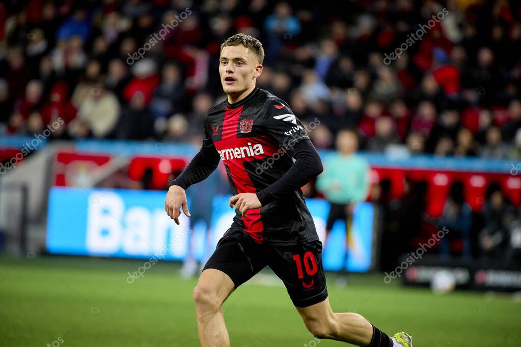 LEVERKUSEN, GERMANY - 23 FEBRUARY, 2024: Florian Wirtz, The Bundesliga match FC Bayer 04 Leverkusen vs 1. FSV Mainz 05 at BayArena
