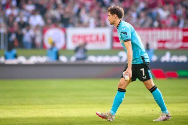 COLOGNE, ALMANY - 3 Mart 2024: Jonas Hofmann Bundesliga 1 'in futbol maçı sırasında. FC Koeln, Bayer 04 Leverkusen 'e karşı Rhein Enerji Stadyumu' nda