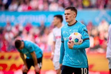 COLOGNE, GERMANY - 3 MARCH, 2024: Florian Wirtz during The football match of Bundesliga 1. FC Koeln vs Bayer 04 Leverkusen at Rhein Energie Stadion clipart