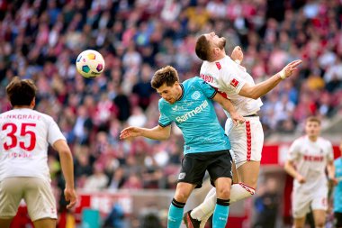 COLOGNE, ALMANY - 3 Mart 2024: Jonas Hofmann Bundesliga 1 'in futbol maçı sırasında. FC Koeln, Bayer 04 Leverkusen 'e karşı Rhein Enerji Stadyumu' nda