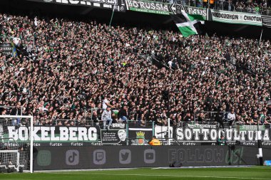 MOENCHENGLADBACH, ALMANY - 9 Mart 2024: Bundesliga Borussia Moenchengladbach 1. FC Koeln Borussia Parkı 'nda