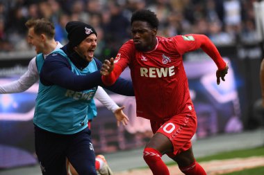 MOENCHENGLADBACH, ALMANY - 9 Mart 2024: Bundesliga Borussia Moenchengladbach 1. FC Koeln Borussia Parkı 'nda