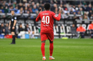 MOENCHENGLADBACH, ALMANY - 9 Mart 2024: Bundesliga Borussia Moenchengladbach 1. FC Koeln Borussia Parkı 'nda