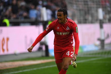 MOENCHENGLADBACH, ALMANY - 9 Mart 2024: Bundesliga Borussia Moenchengladbach 1. FC Koeln Borussia Parkı 'nda