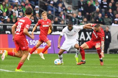 MOENCHENGLADBACH, ALMANY - 9 Mart 2024: Bundesliga Borussia Moenchengladbach 1. FC Koeln Borussia Parkı 'nda