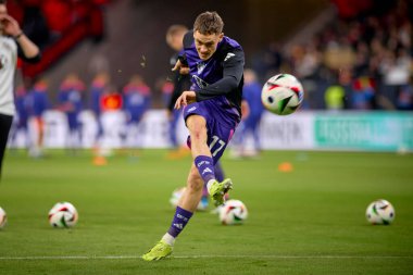 FRANKFURT, GERMANY - 26 Mart 2024 Florian Wirtz, Almanya - Hollanda Deutsche Bank Park 'ta