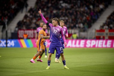 FRANKFURT, GERMANY - 26 Mart 2024 Florian Wirtz, Almanya - Hollanda Deutsche Bank Park 'ta