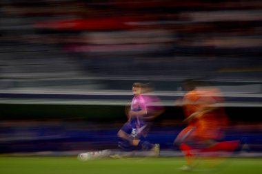 FRANKFURT, GERMANY - 26 Mart 2024: Dost futbol maçı Almanya - Hollanda Deutsche Bank Park 'ta