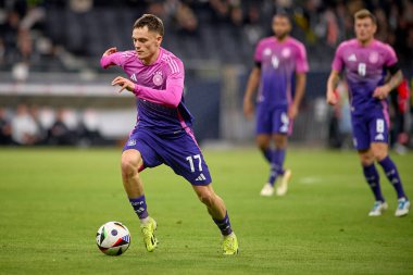 FRANKFURT, GERMANY - 26 MARCH, 2024: Florian Wirtz, The friendly football match Germany - Netherlands at Deutsche Bank Park clipart