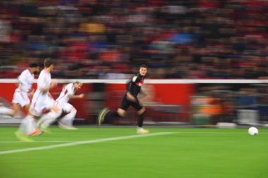 LEVERKUSEN, ALMANY - 3 NİSAN, 2024: Patrik Schick, Almanya Kupası. DFB Pokal maçı FC Bayer 04 Leverkusen, Bayarena 'da Fortuna Duesseldorf' a karşı