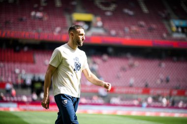 COLOGNE, ALMANY - 6 Nisan 2024: Ivan Ordets, Bundesliga 1 'in futbol maçı. FC Koeln, VfL Bochum 1848 'e karşı Rhein Enerji Stadyumu' nda.