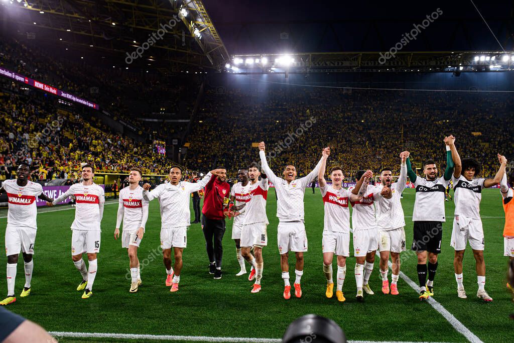 DORTMUND, GERMANY - 6 APRIL, 2024: The football match of Bundesliga Borussia Dortmundh vs Stuttgart at Signal Iduna Park