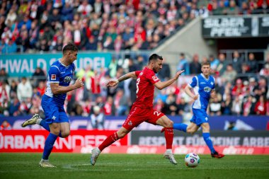 COLOGNE, GERMANY - 20 Nisan 2024: Sargis Adamyan, Rhein Enerji Stadyumu 'nda 1.FC Koeln - SV Darmstadt maçında