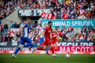 COLOGNE, GERMANY - 20 Nisan 2024: Sargis Adamyan, Rhein Enerji Stadyumu 'nda 1.FC Koeln - SV Darmstadt maçında