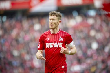 COLOGNE, GERMANY - 20 HAZİRAN, 2024: Florian Kainz, 1.FC Koeln-SV Darmstadt maçı Rhein Enerji Stadyumu 'nda