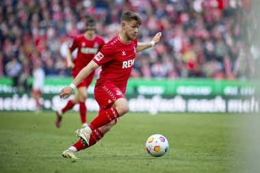 COLOGNE, GERMANY - 20 Nisan 2024: Rhein Energie Stadion 'da 1.FC Koeln-SV Darmstadt futbol karşılaşması