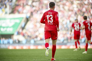 COLOGNE, GERMANY - 20 Nisan 2024: Mark Uth, Rhein Enerji Stadyumu 'nda 1.FC Koeln' e karşı SV Darmstadt maçı