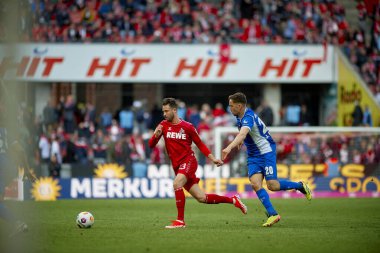 COLOGNE, GERMANY - 20 Nisan 2024: Mark Uth, Rhein Enerji Stadyumu 'nda 1.FC Koeln' e karşı SV Darmstadt maçı