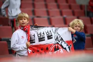 Kolej, Almanya - 4 Mayıs 2024: 1 numaralı Bundesliga maçı. FC Koeln, Rhein Enerji Stadyumu 'nda Freiburg' a karşı.