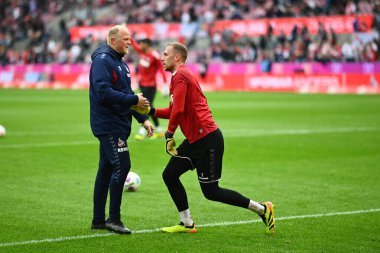 Kolej, Almanya - 4 Mayıs 2024: 1 numaralı Bundesliga maçı. FC Koeln, Rhein Enerji Stadyumu 'nda Freiburg' a karşı.