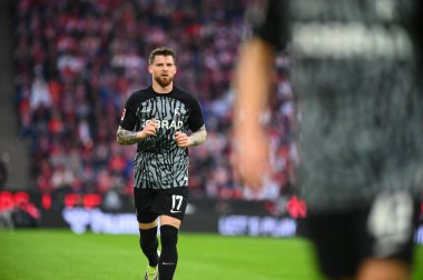 Kolej, Almanya - 4 Mayıs 2024: 1 numaralı Bundesliga maçı. FC Koeln, Rhein Enerji Stadyumu 'nda Freiburg' a karşı.