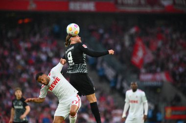 Kolej, Almanya - 4 Mayıs 2024: 1 numaralı Bundesliga maçı. FC Koeln, Rhein Enerji Stadyumu 'nda Freiburg' a karşı.