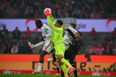 Kolej, Almanya - 4 Mayıs 2024: 1 numaralı Bundesliga maçı. FC Koeln, Rhein Enerji Stadyumu 'nda Freiburg' a karşı.