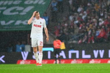 Kolej, Almanya - 4 Mayıs 2024: 1 numaralı Bundesliga maçı. FC Koeln, Rhein Enerji Stadyumu 'nda Freiburg' a karşı.