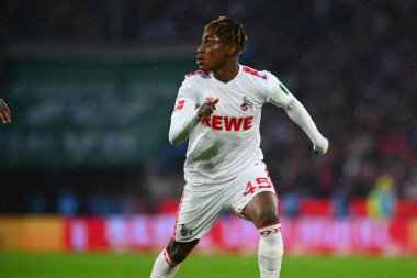 Kolej, Almanya - 4 Mayıs 2024: 1 numaralı Bundesliga maçı. FC Koeln, Rhein Enerji Stadyumu 'nda Freiburg' a karşı.