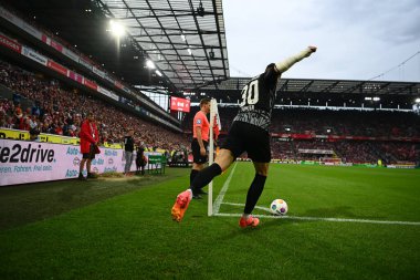 Kolej, Almanya - 4 Mayıs 2024: 1 numaralı Bundesliga maçı. FC Koeln, Rhein Enerji Stadyumu 'nda Freiburg' a karşı.