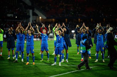 NUREMBERG, GERMANY - 3 Haziran 2024: Max Morlock Stadyumu 'nda Alman-Ukrayna dostluk maçı