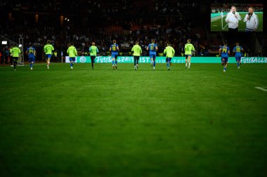 NUREMBERG, GERMANY - 3 Haziran 2024: Max Morlock Stadyumu 'nda Alman-Ukrayna dostluk maçı