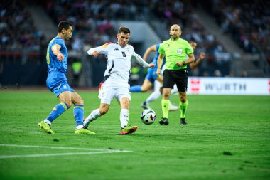 NUREMBERG, GERMANY - 3 Haziran 2024: Pascal Gross, Max Morlock Stadyumu 'nda Alman-Ukrayna dostluk maçı