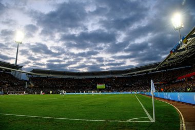 NUREMBERG, GERMANY - 3 Haziran 2024: Max Morlock Stadyumu 'nda Alman-Ukrayna dostluk maçı