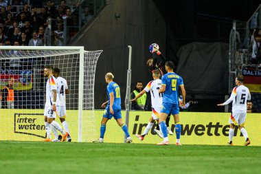 NUREMBERG, GERMANY - 3 Haziran 2024: Max Morlock Stadyumu 'nda Alman-Ukrayna dostluk maçı