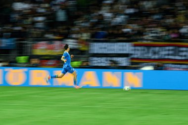 NUREMBERG, GERMANY - 3 Haziran 2024: Max Morlock Stadyumu 'nda Alman-Ukrayna dostluk maçı