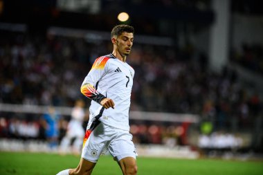 NUREMBERG, GERMANY - 3 Haziran 2024: Max Morlock Stadyumu 'nda Alman-Ukrayna dostluk maçı